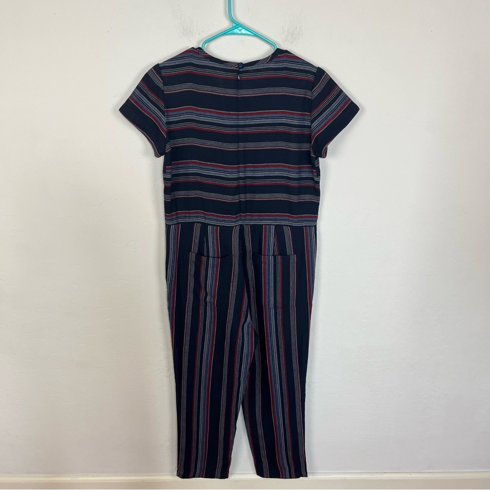 Bridge & Burn Stripe Scoop Neck Jumpsuit - Picture 10 of 10